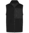 FR855 Front Row Recycled Sherpa Gilet Black colour image